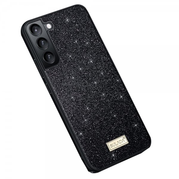 Samsung Galaxy S23 Plus Kuori Glitter Musta