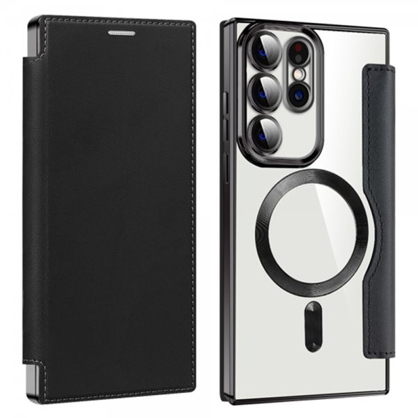 Samsung Galaxy S23 Ultra Kotelo MagSafe Musta