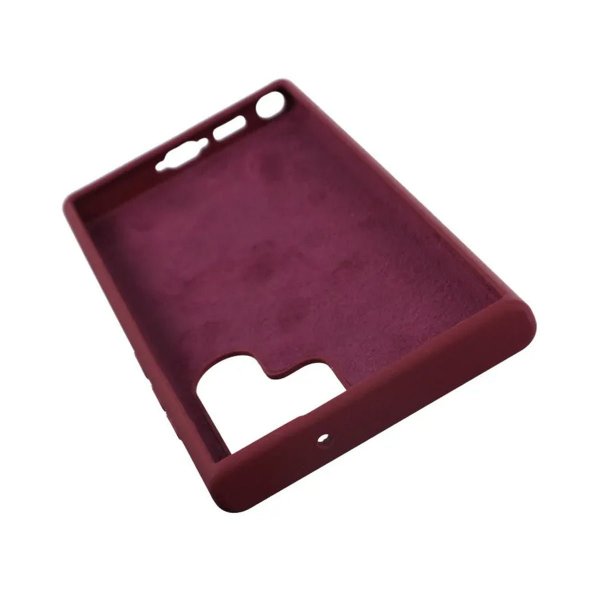 Samsung Galaxy S23 Ultra Kuori Silikoni Punainen