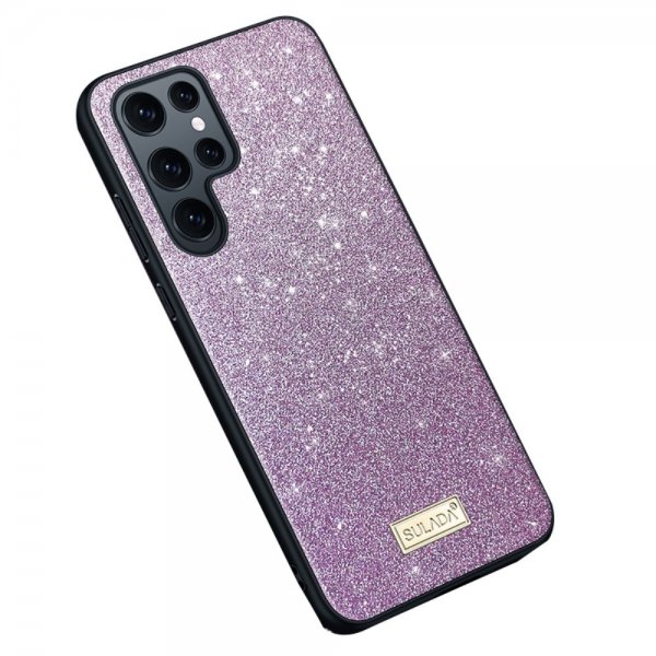 Samsung Galaxy S23 Ultra Kuori Glitter Violetti