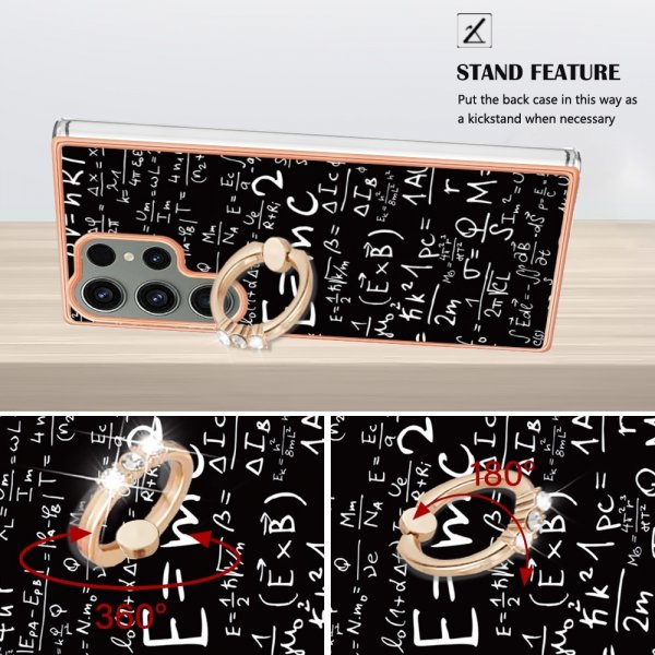 Samsung Galaxy S23 Ultra Kuori Finger Ring Aihe Yhtälöt