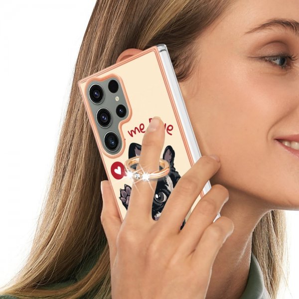 Samsung Galaxy S23 Ultra Kuori Finger Ring Aihe Give Me Five