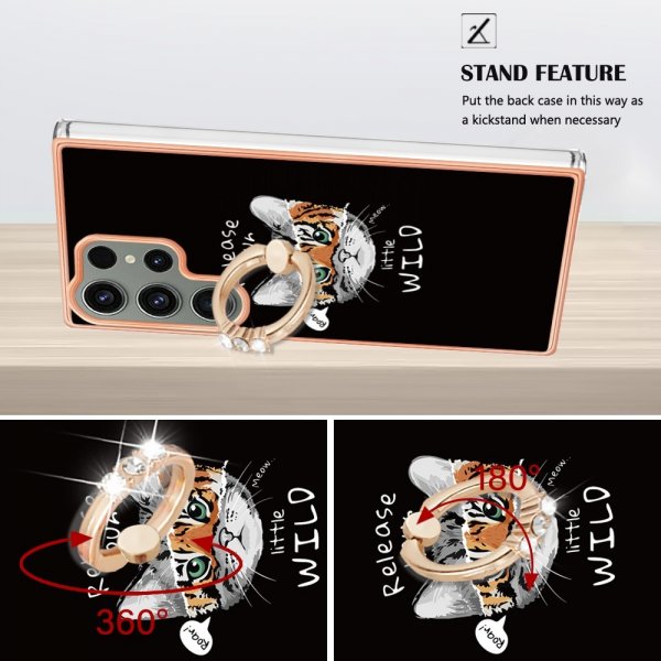 Samsung Galaxy S23 Ultra Kuori Finger Ring Aihe Release Your Little Wild