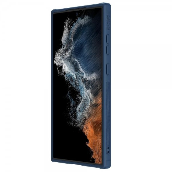 Samsung Galaxy S23 Ultra Kuori Rakenteella Sininen