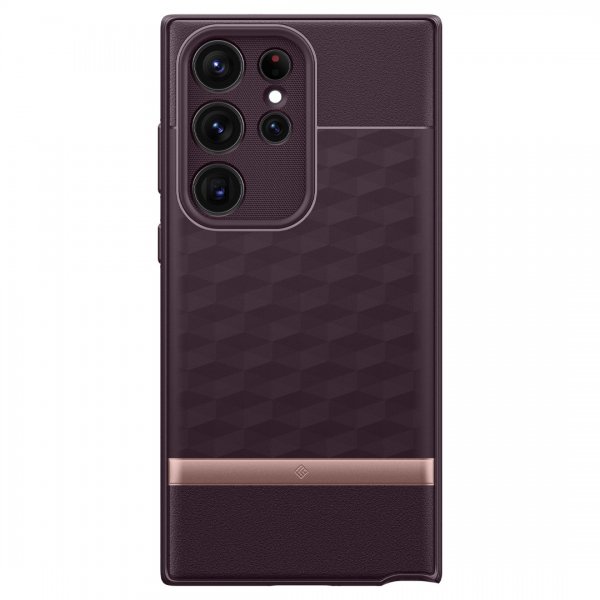 Samsung Galaxy S23 Ultra Kuori Parallax Burgundy