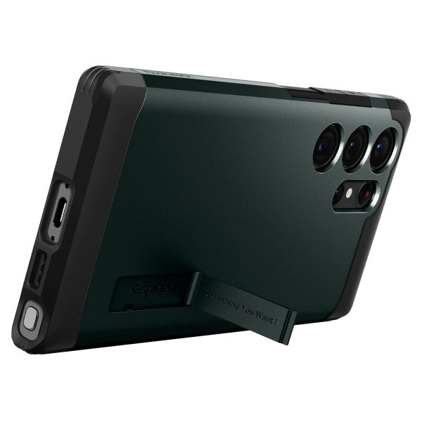 Samsung Galaxy S23 Ultra Kuori Tough Armor Abyss Green