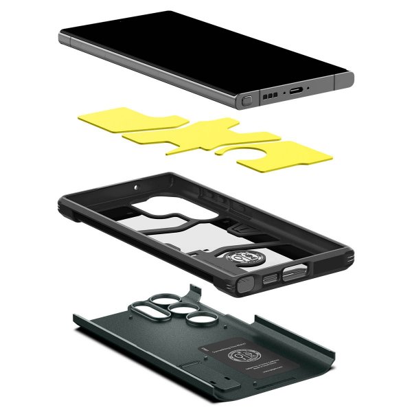 Samsung Galaxy S23 Ultra Kuori Tough Armor Abyss Green