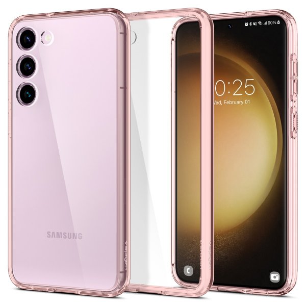 Samsung Galaxy S23 Kuori Ultra Hybrid Rose Crystal