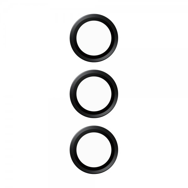 Samsung Galaxy S23/S23 Plus/S24 Kameran suoja Hoops Musta