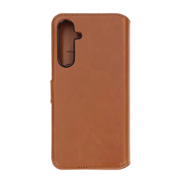Samsung Galaxy S24 Kotelo Detachable Wallet Case Ruskea