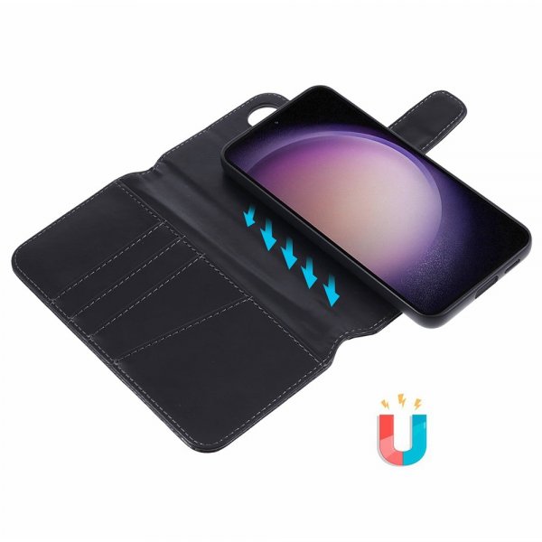 Samsung Galaxy S24 Plus Kotelo MagLeather Raven Black