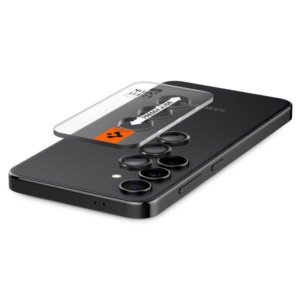 Samsung Galaxy S24 Plus Kameran suoja GLAS.tR EZ Fit Optik Pro 2-pakkaus Musta
