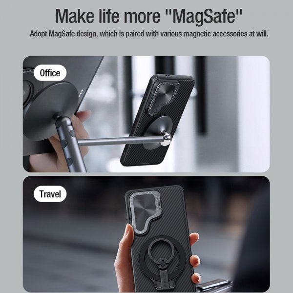 Samsung Galaxy S24 Plus Kuori CamShield Prop MagSafe Sininen