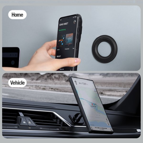 Samsung Galaxy S24 Plus Kuori CamShield Prop MagSafe Sininen