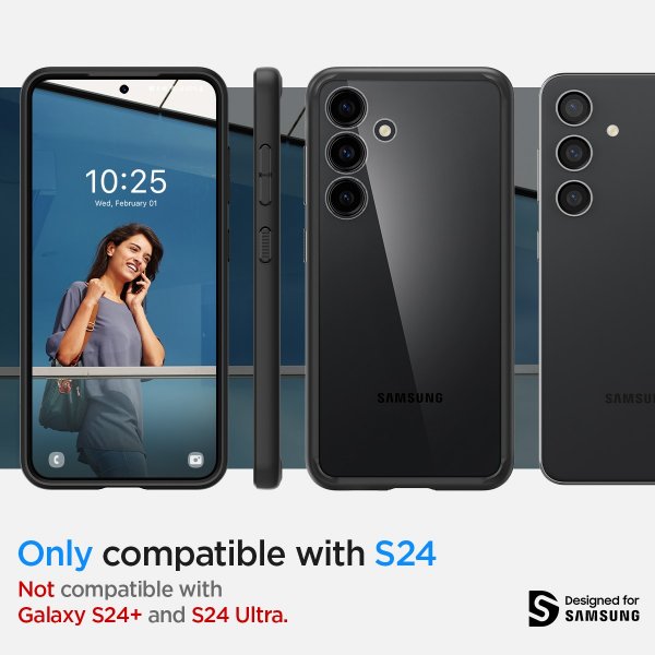 Samsung Galaxy S24 Kuori Ultra Hybrid Matte Black