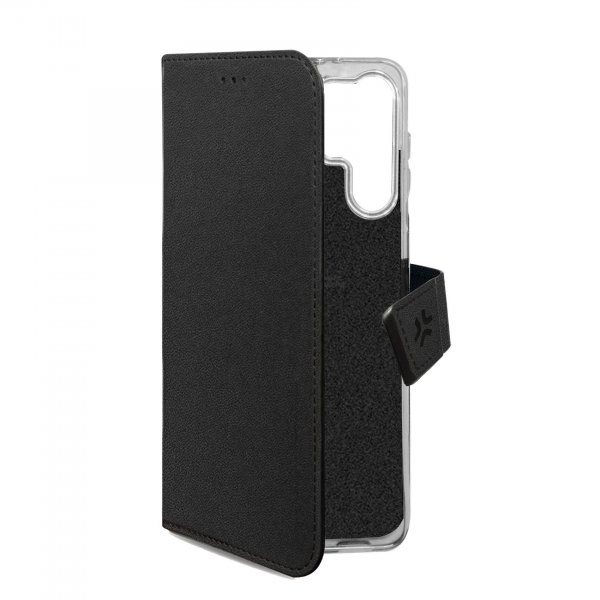 Samsung Galaxy S24 Ultra Kotelo Wally Wallet Case Musta