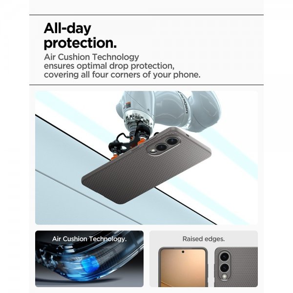 Samsung Galaxy S25 Edge Kuori Liquid Air Marble Gray