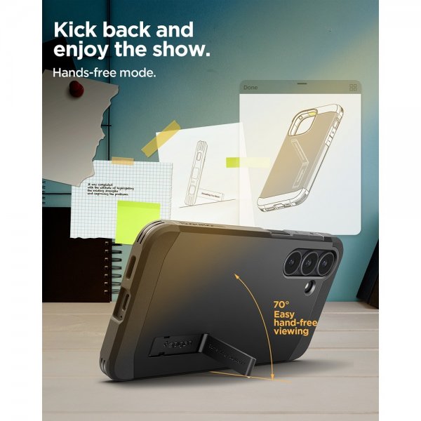 Samsung Galaxy S25 FE Kuori Tough Armor MagFit Musta