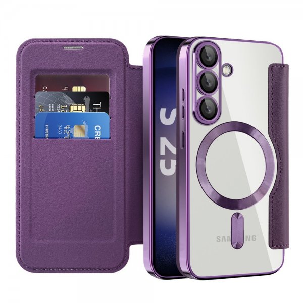 Samsung Galaxy S25 Kotelo MagSafe Violetti