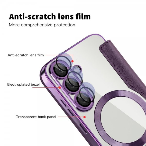 Samsung Galaxy S25 Kotelo MagSafe Violetti