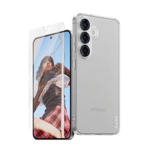 Samsung Galaxy S25 Kuori ja näytönsuoja Fashion 2-in-1 Bundle