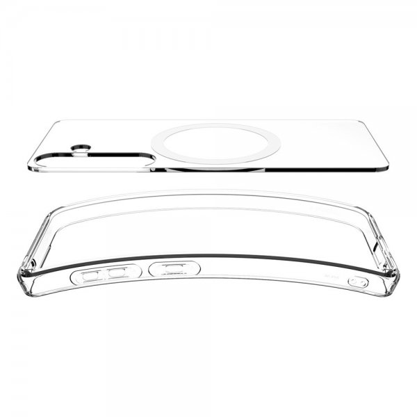 Samsung Galaxy S25 Kuori Ultra Hybrid MagFit Clear White