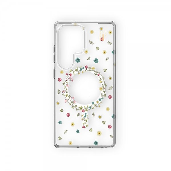 Samsung Galaxy S25 Ultra Kuori Clear Case MagSafe Petite Floral