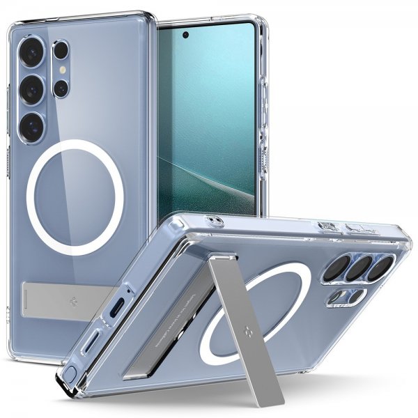 Samsung Galaxy S25 Ultra Kuori Ultra Hybrid S MagFit Clear White