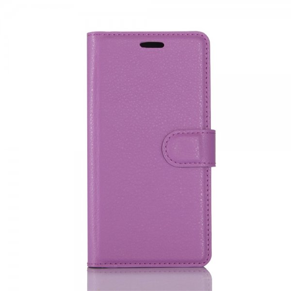 Samsung Galaxy S8 Kotelo PU-nahka Litchi Violetti
