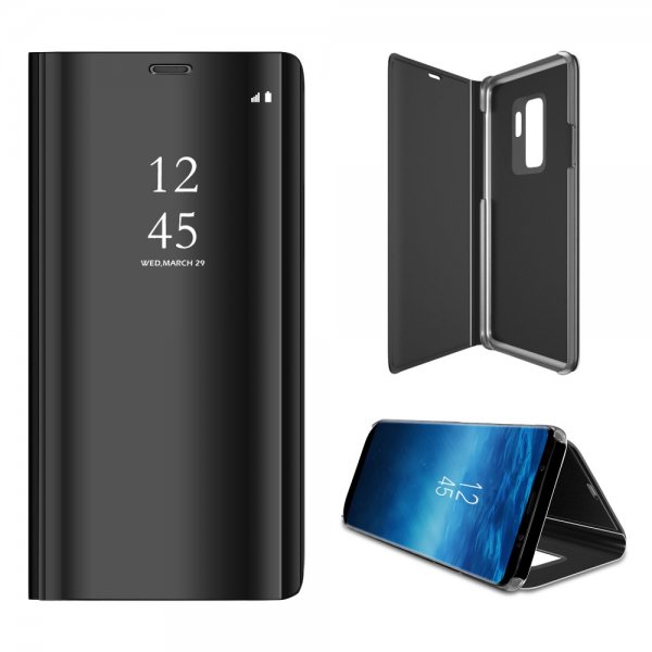 Samsung Galaxy S9 Kotelo Caller-ID-toiminto Musta