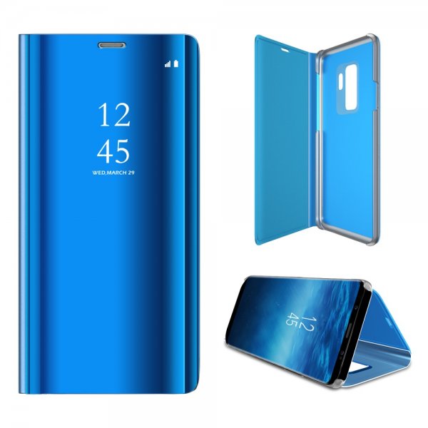 Samsung Galaxy S9 Plus Kotelo Caller-ID-toiminto Sininen