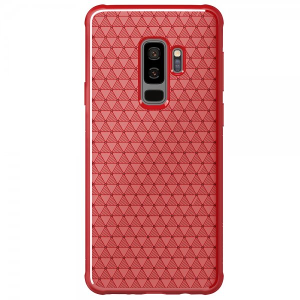 Samsung Galaxy S9 Plus Suojakuori Weave Series Punainen