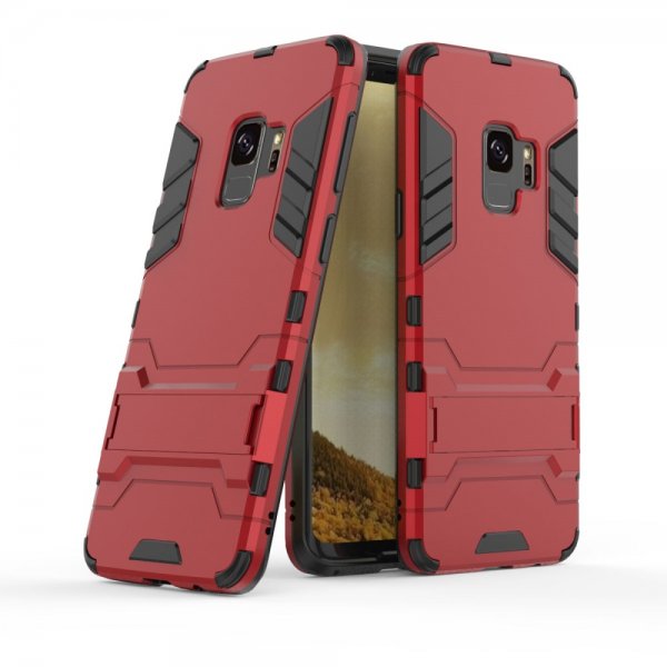 Samsung Galaxy S9 Kuori Armor Kovamuovi Punainen