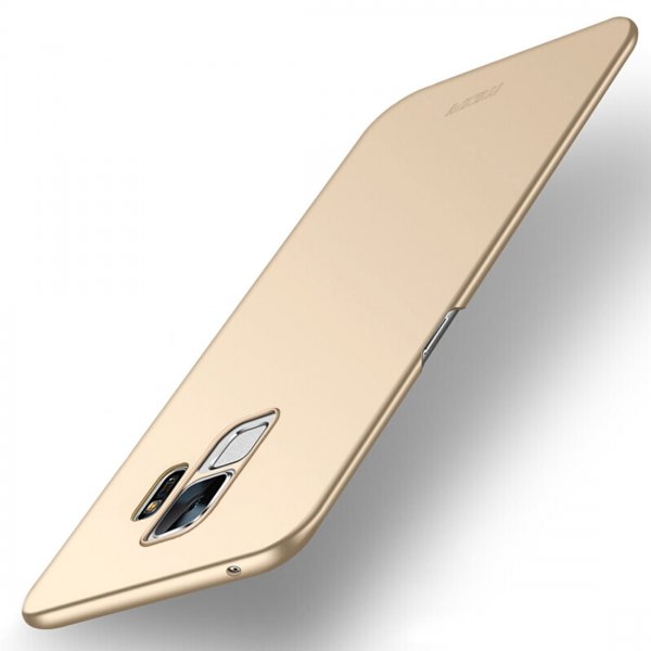 Samsung Galaxy S9 Kuori Kovamuovi ohut Kulta