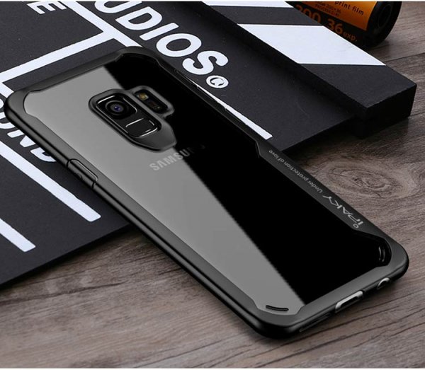 Samsung Galaxy S9 Suojakuori Sportig Design TPU-materiaali-materiaali Kovamuovi Musta