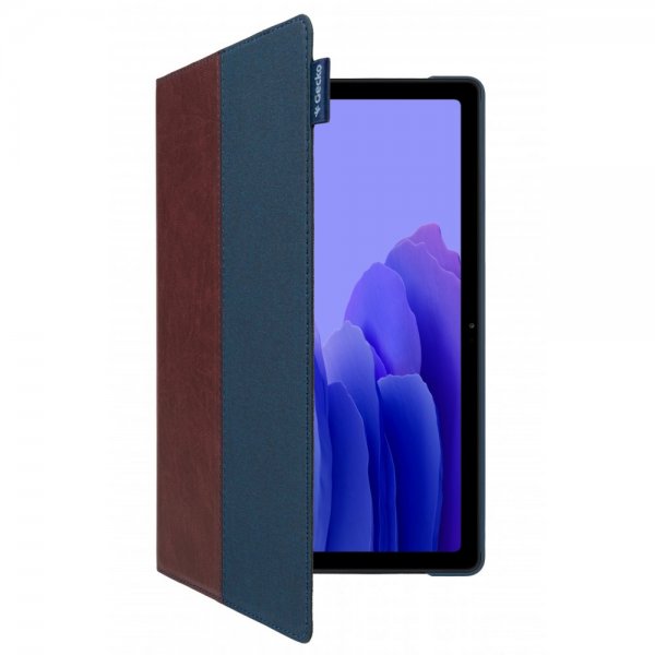 Samsung Galaxy Tab A7 10.4 T500 T505 Suojakotelo Easy-Click Cover Ruskea Sininen