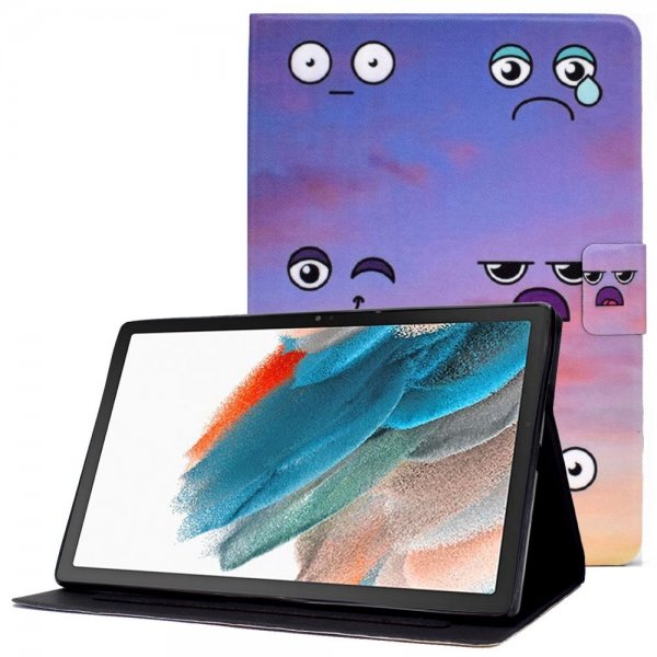 Samsung Galaxy Tab A8 10.5 X200 X205 Kotelo Aihe Smileys
