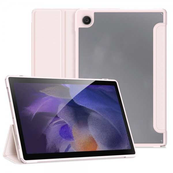 Samsung Galaxy Tab A8 10.5 X200 X205 Kotelo TOBY Series Vaaleanpunainen