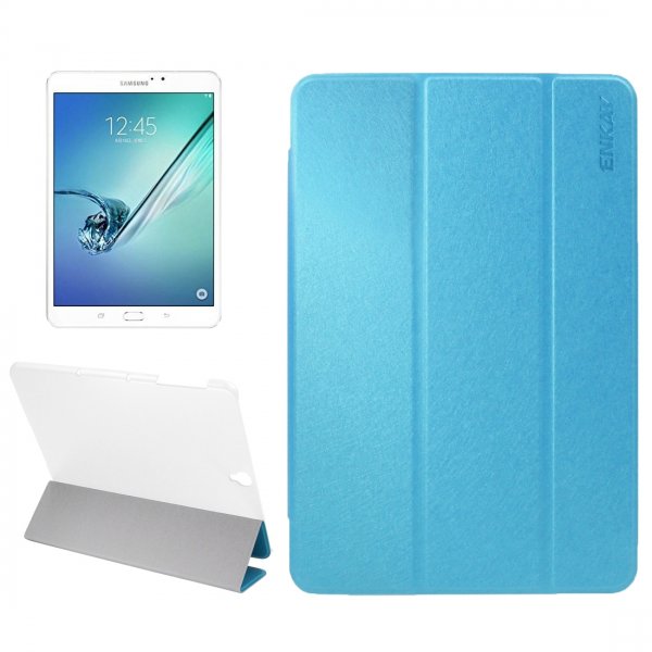 Samsung Galaxy Tab S3 9.7 Silk Textur Smart Suojakotelo Sininen (T820 T825)