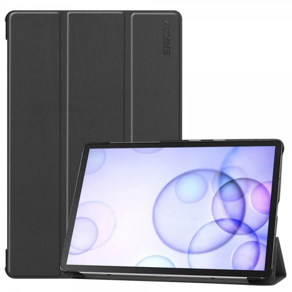 Samsung Galaxy Tab S6 10.5 T860 T865 Kotelo Taitettava Smart Musta