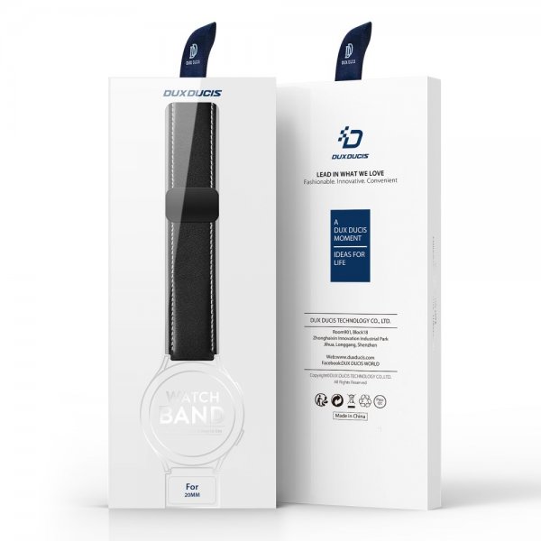 Samsung Galaxy Watch 20mm Ranneke YA Series Musta