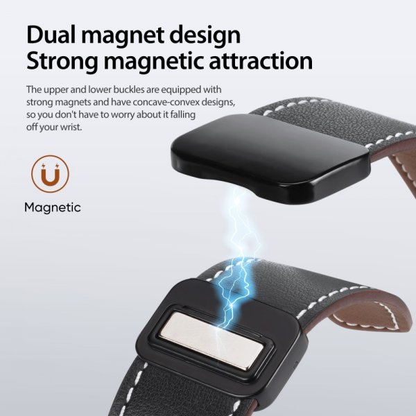 Samsung Galaxy Watch 20mm Ranneke YA Series Musta