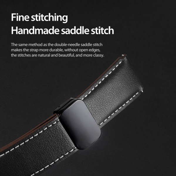 Samsung Galaxy Watch 20mm Ranneke YA Series Musta