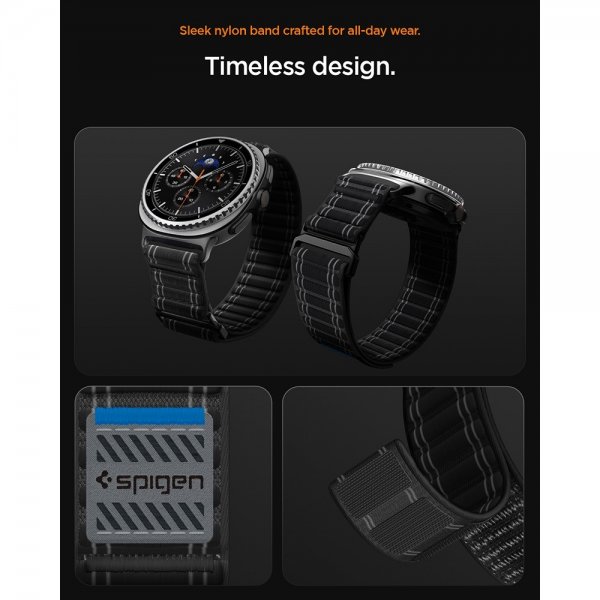 Samsung Galaxy Watch 8 40/44mm/Classic 46mm Ranneke WBF0 Musta
