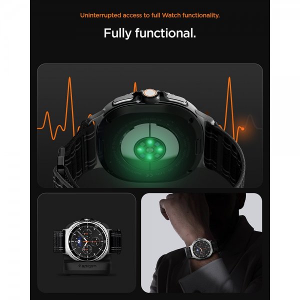 Samsung Galaxy Watch 8 40/44mm/Classic 46mm Ranneke WBF0 Musta