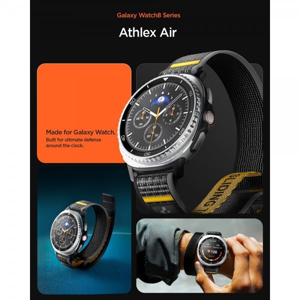 Samsung Galaxy Watch 8 40/44mm/Classic 46mm Ranneke Athlex Air Active Black