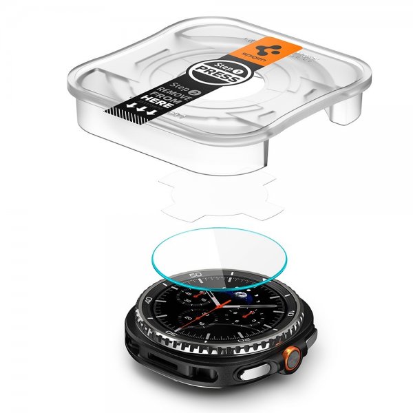 Samsung Galaxy Watch 8 Classic 46mm Näytönsuoja GLAS.tR EZ Fit 2-pakkaus