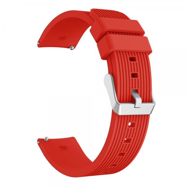 Samsung Galaxy Watch3 41mm Ranneke Pinstripe Punainen