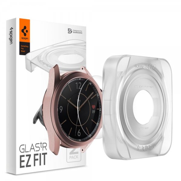 Samsung Galaxy Watch3 41mm Skärmskydd GLAS.tR Slim EZ Fit 2-pack