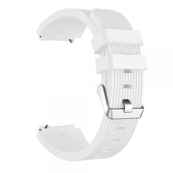 Samsung Galaxy Watch3 45mm Ranneke Pinstripe Valkoinen
